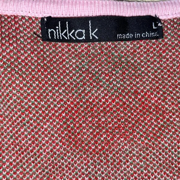 Pink Cherry Embroidered Cardigan - Picture 8 of 16
